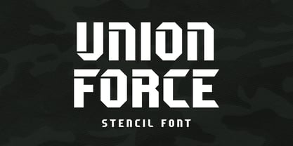 Unione Force Font Poster 1