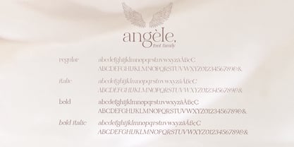 Angele Font Poster 7