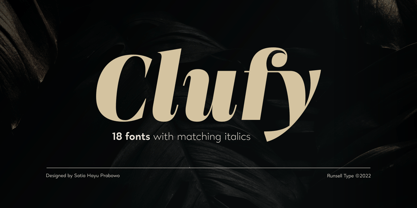 Clufy Font Poster 1