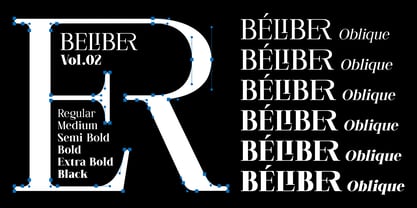Beliber Font Poster 3