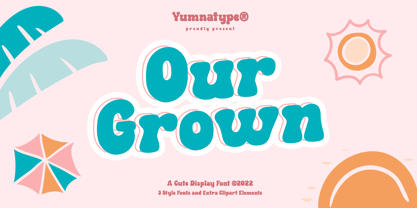 Ourgrown Font Poster 1