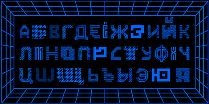 MultiType Maze Font Poster 14