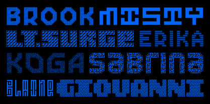 MultiType Maze Font Poster 10