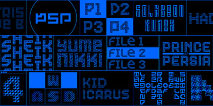 MultiType Maze Font Poster 12