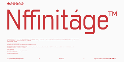 Nffinitage Font Poster 1
