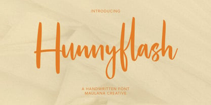 Hunnyflash Font Poster 1