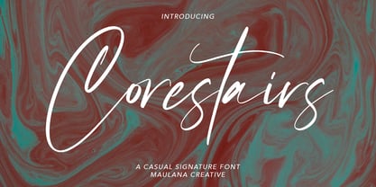 Corestairs Font Poster 1