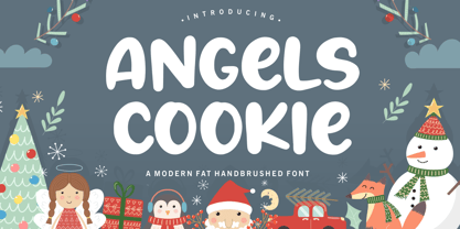 Angels Cookie Font Poster 1