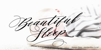 Human Diary Font Poster 5