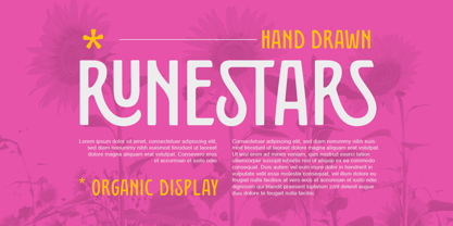 Runestars Font Poster 4