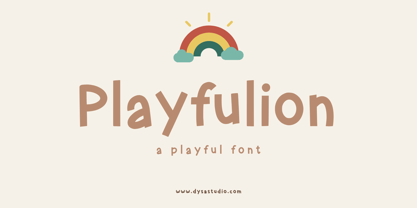 Playfulion Font Poster 1