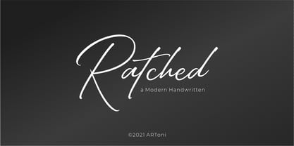 Ratched Font Poster 1