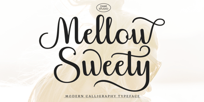 Mellow Sweety Script Fuente Póster 1