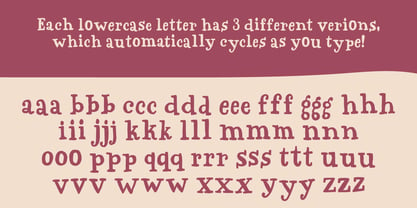 Turpentine Kisses Font Poster 3