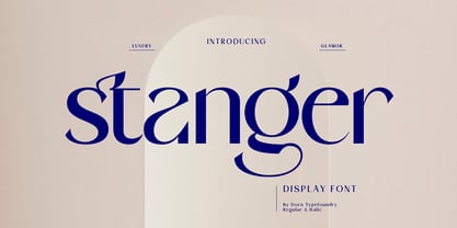 Stanger Font Poster 1