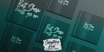 Something Real Font Poster 5