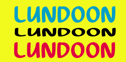Lundoon Font Poster 3