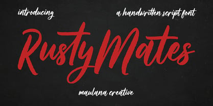 Rusty Mates Font Poster 1