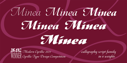 Minea Font Poster 10