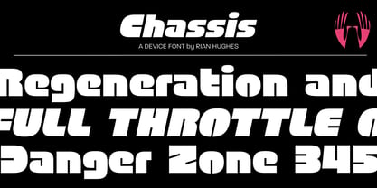 Chassis Font Poster 1