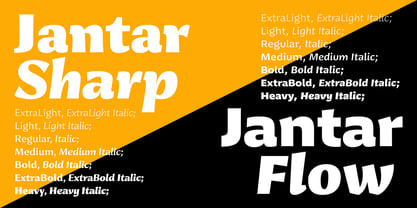 Jantar Sharp Font Poster 5
