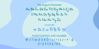 The August Font Poster 10