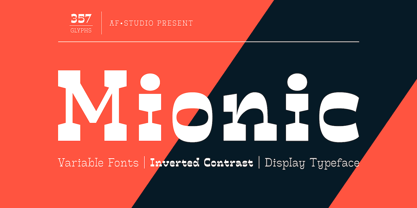 Mionic Font Poster 1