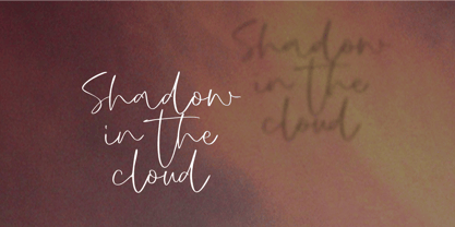 Painted Sky Font Poster 4