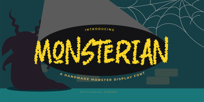 Monsterian Font Poster 1