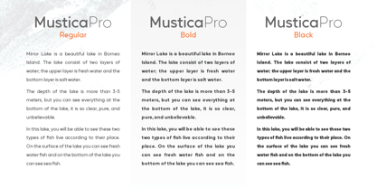 Mustica Pro Font Poster 5