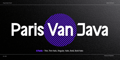 Paris Van Java Font Poster 1