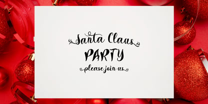 Santa Story Font Poster 3