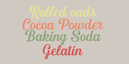 Meldina Font Poster 4