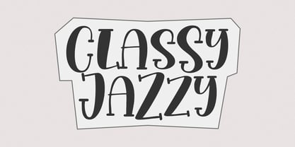 Classy Jazzy Font Poster 1