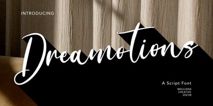 Dreamotions Font Poster 1