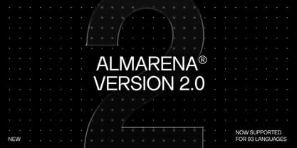 Almarena Font Poster 1