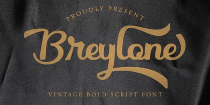 Breylone Font Poster 1