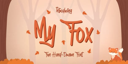 My Fox Font Poster 1