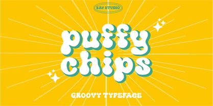 Puffy Chips Font Poster 1