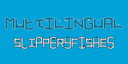 Slippery Fishes Font Poster 6
