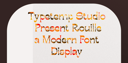 Bougerose Display Font Poster 3