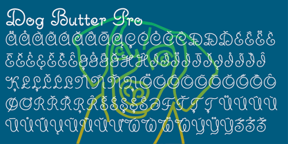 Dog Butter Pro Font Poster 5