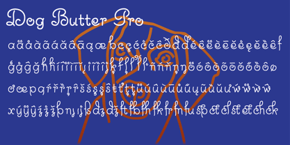 Dog Butter Pro Font Poster 4