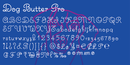 Dog Butter Pro Font Poster 2