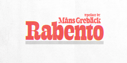 Rabento Font Poster 1