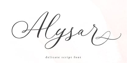 Alysar Font Poster 1