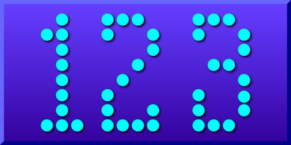 Display Dots Four Serif Font Poster 3