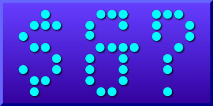 Display Dots Four Serif Font Poster 4