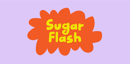 Sugar Flash Font Poster 1
