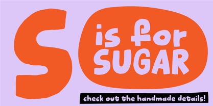 Sugar Flash Font Poster 2